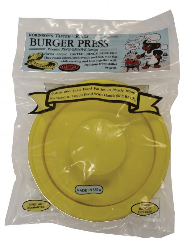 Yellow Plastic Hamburger Press